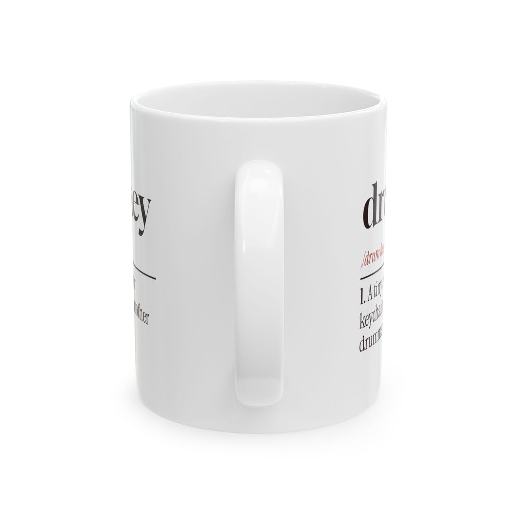 Funny Drummer Coffee Mug Drum Key Definition For Drummers