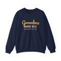 Grandma Sweatshirt Grandma Knows Best And Bakes Better