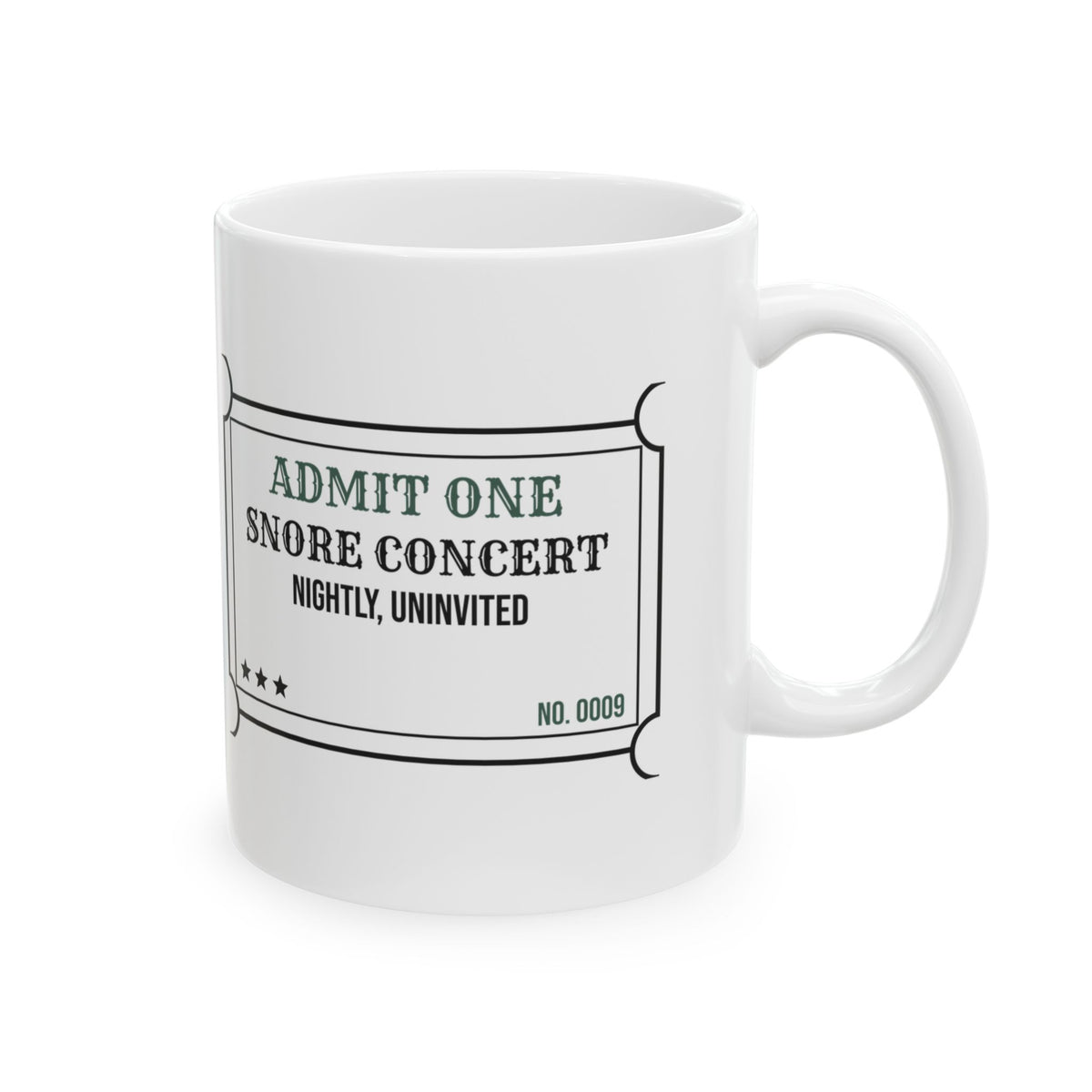French Bulldog Coffee Mug Snore Concert Nightly