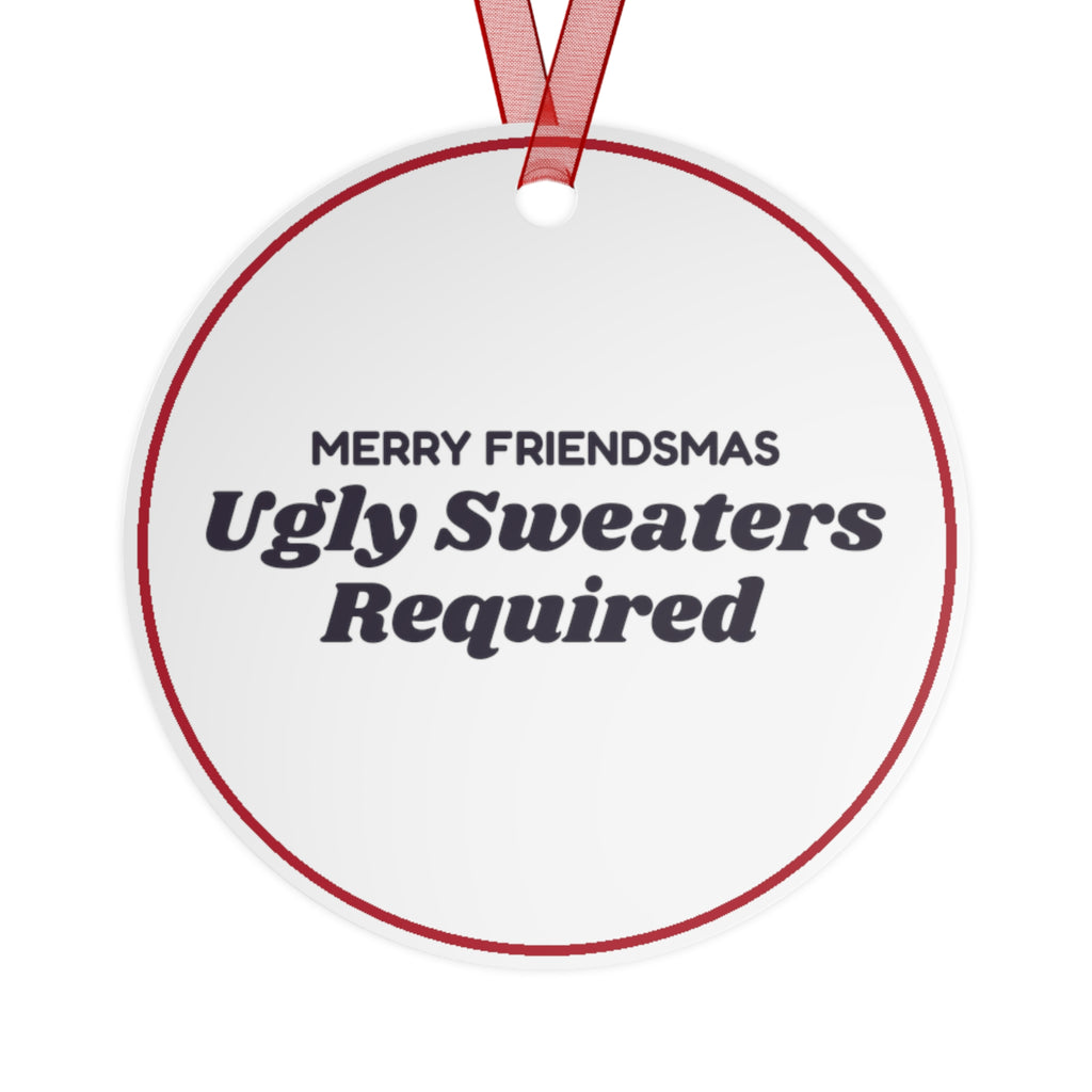Funny Christmas Ornament Merry Friendsmas For Friend Groups