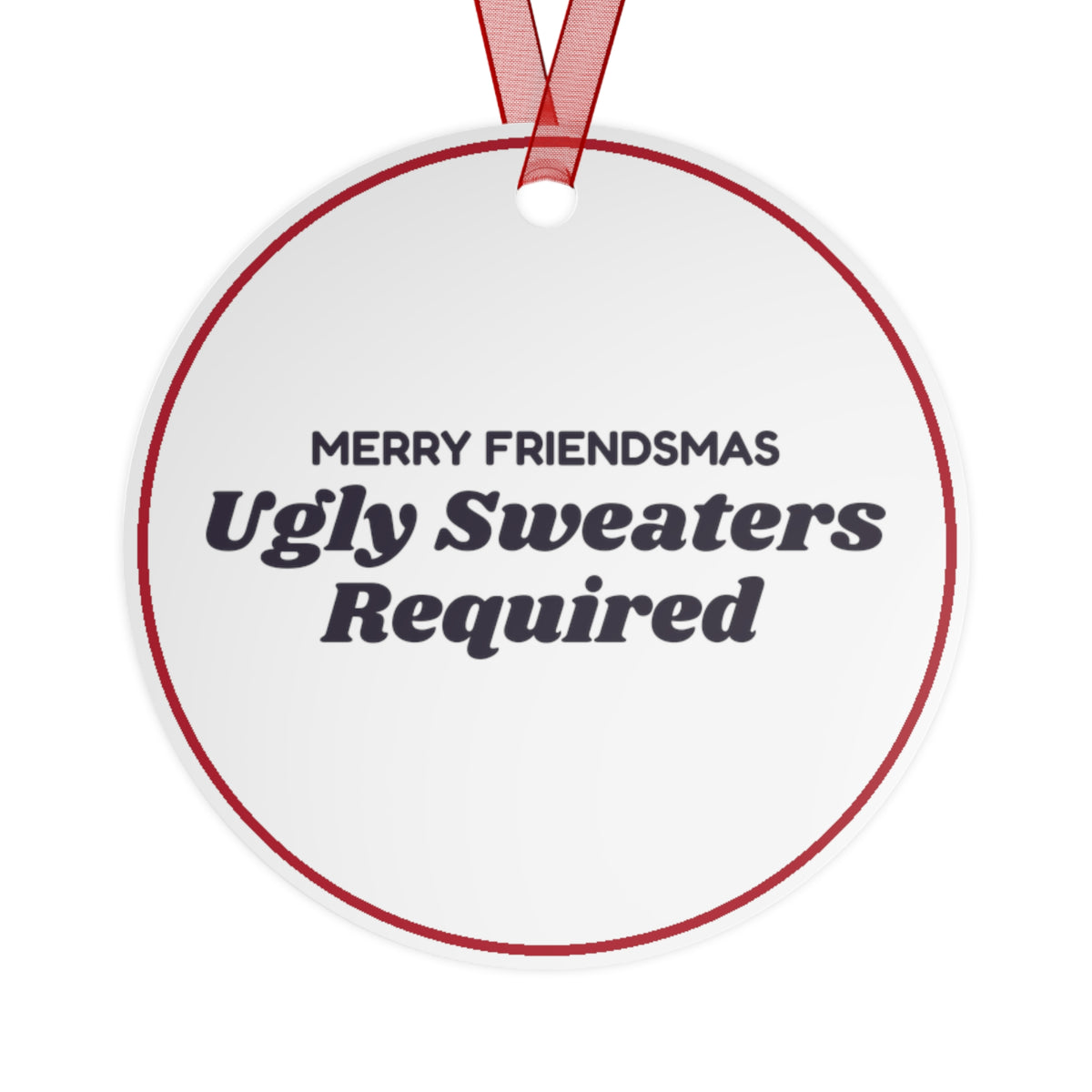 Funny Christmas Ornament Merry Friendsmas For Friend Groups