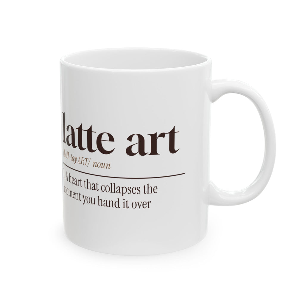 Latte Art Coffee Mug Collapses On Handoff