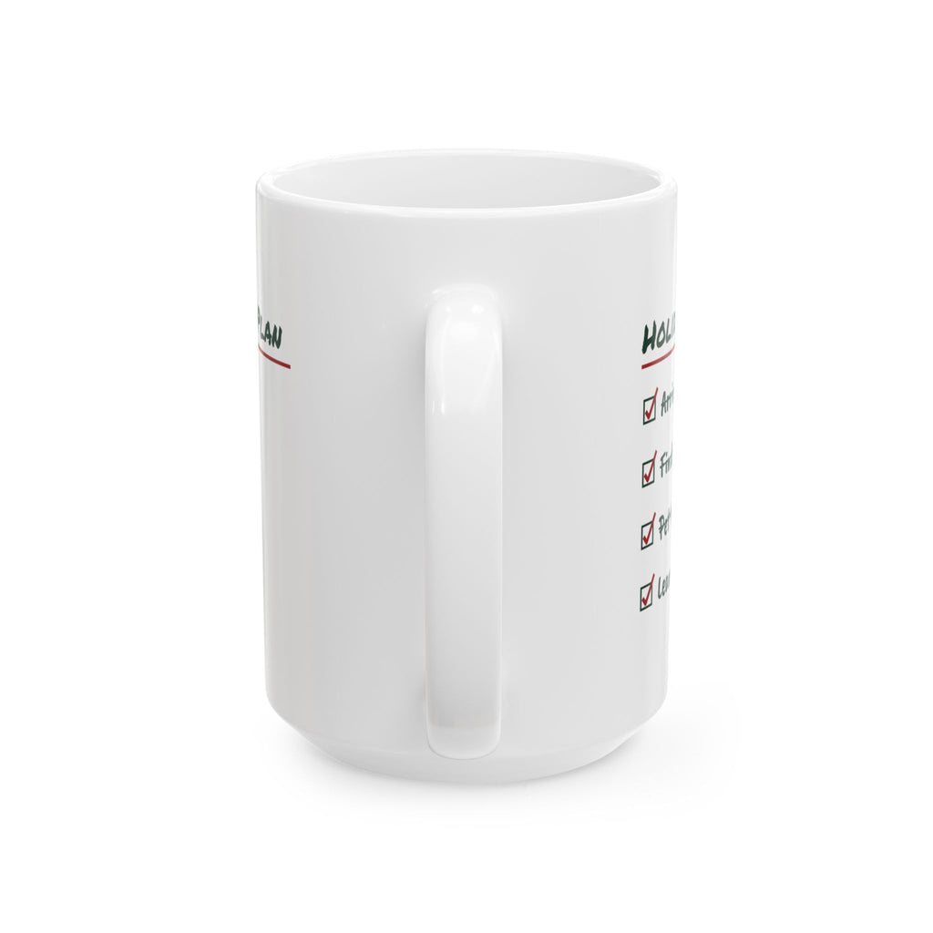 Funny Introvert Christmas Coffee Mug Holiday Party Plan Leave At 8:15