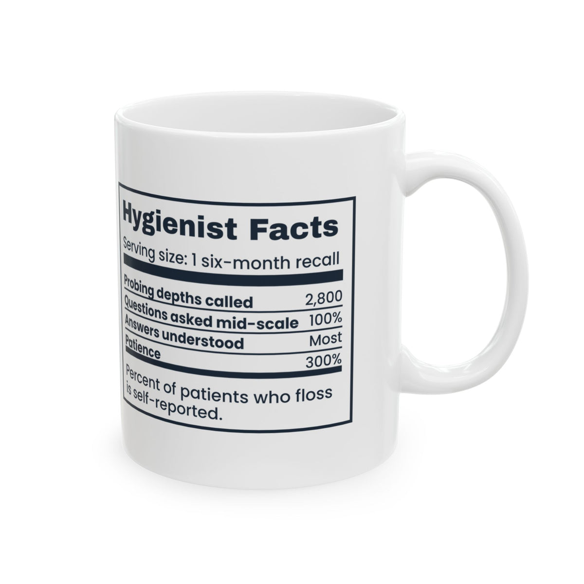 Funny Dental Hygienist Mug Hygienist Facts Fluent In Mid Cleaning Mumble