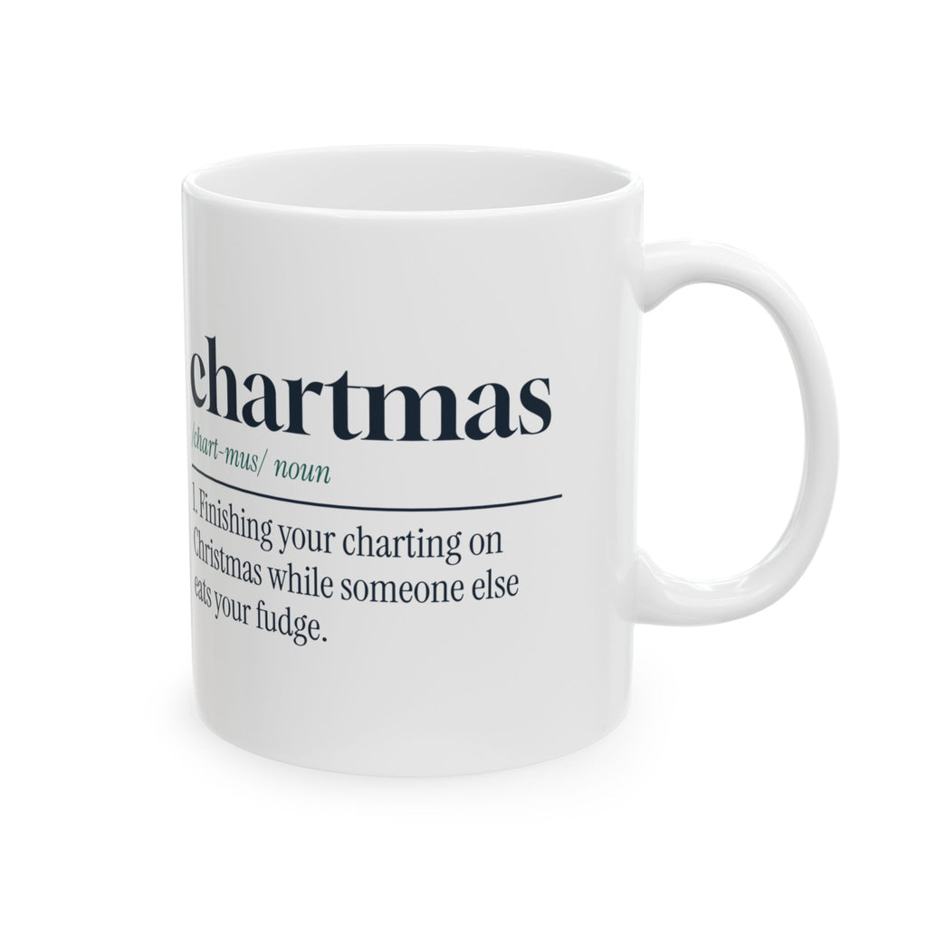 Funny Christmas Nurse Coffee Mug Chartmas Definition For Nurses