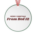 Funny Christmas Nurse Ornament Merry Christmas From Bed 12