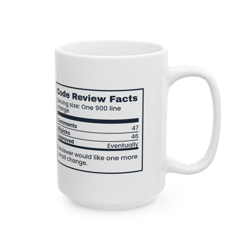 Funny Software Developer Coffee Mug Code Review Facts For Programmers