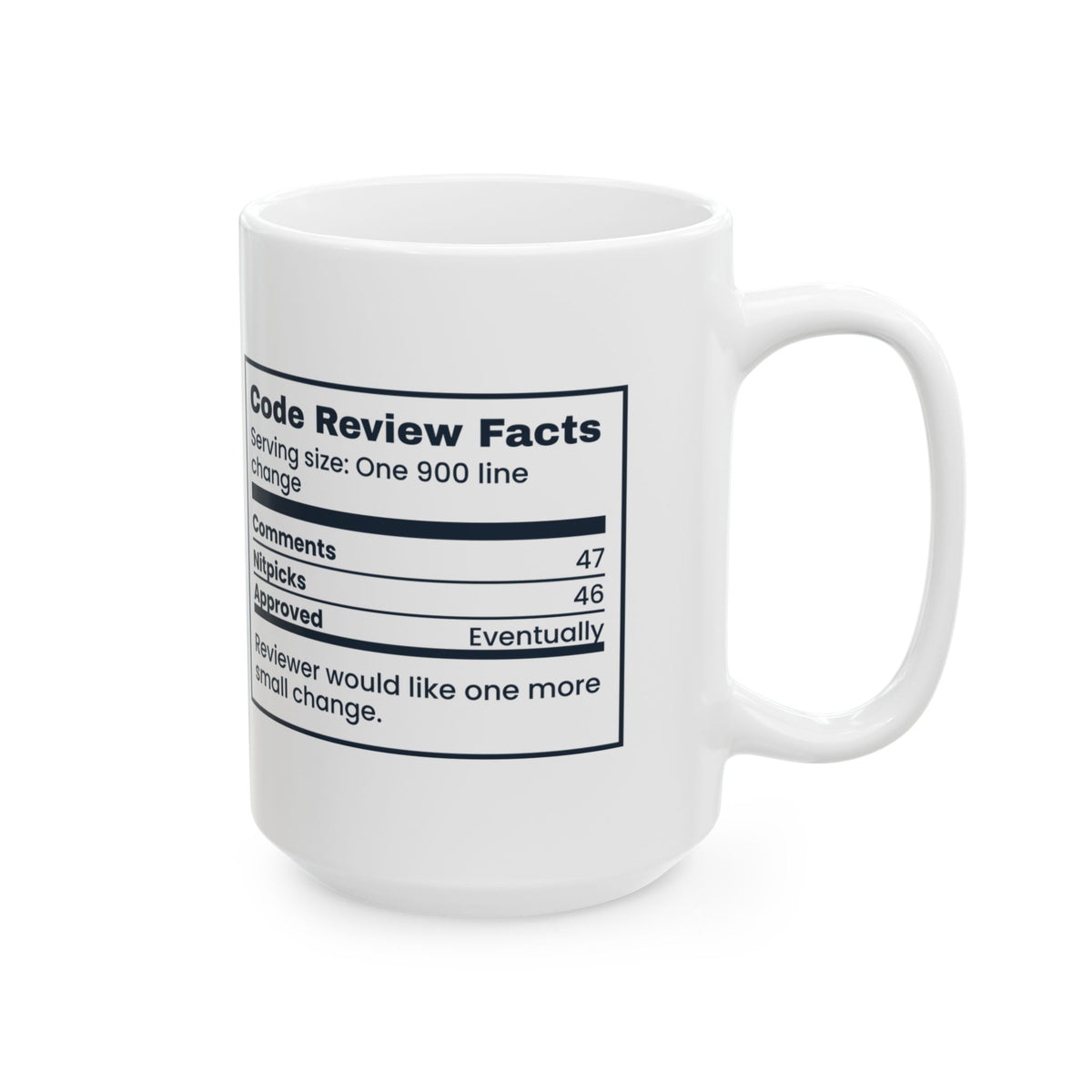 Funny Software Developer Coffee Mug Code Review Facts For Programmers