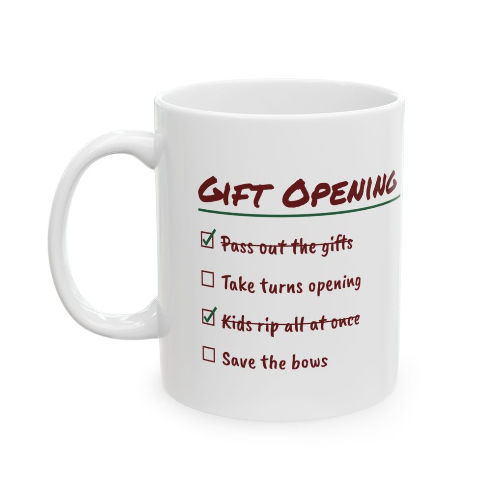 Funny Christmas Family Mug Take Turns Opening Kids Rip All At Once