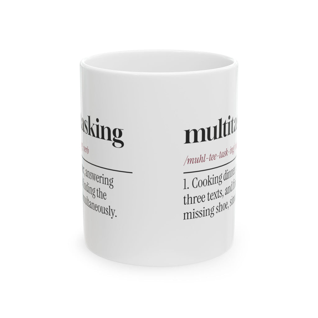 Funny Multitasking Dictionary Coffee Mug Defined By Mom For Wife
