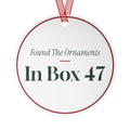 Funny First Christmas New Home Ornament Found The Ornaments In Box 47