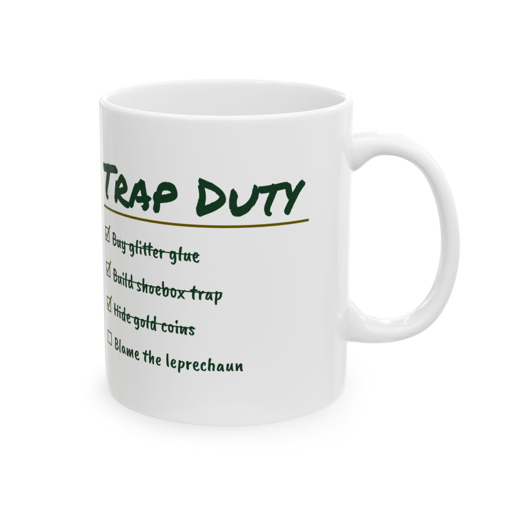 Teacher Nurse Mug Leprechaun Trap Duty St Patricks