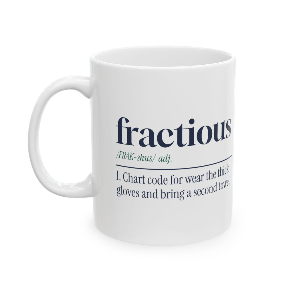 Funny Vet Tech Coffee Mug Fractious Definition For Vet Techs