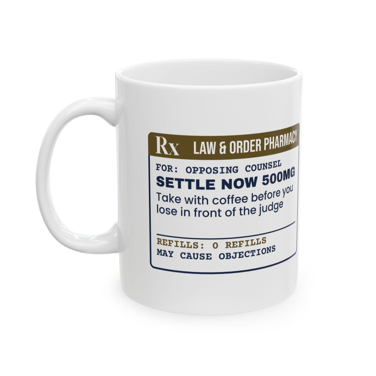 Settle Now Coffee Mug For Lawyers