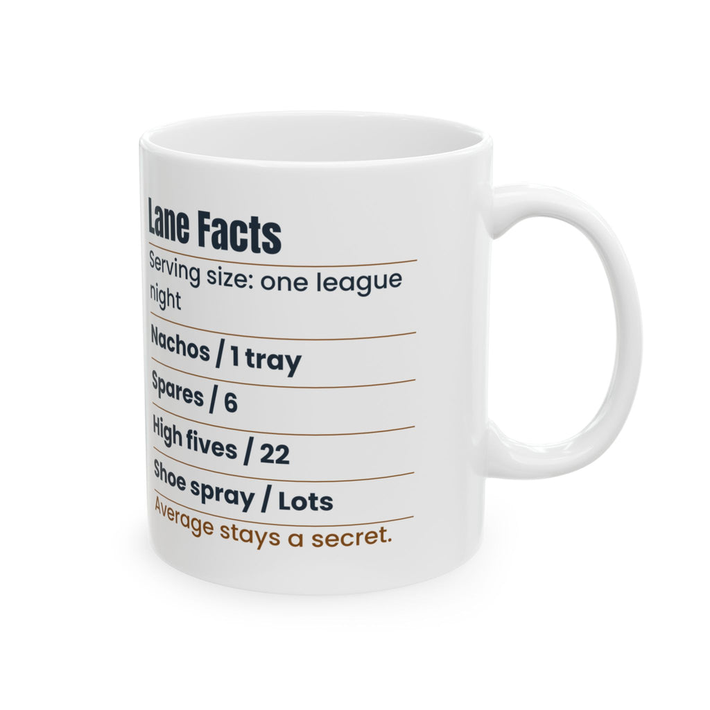 Funny Bowling Coffee Mug Lane Facts League Night For Bowlers