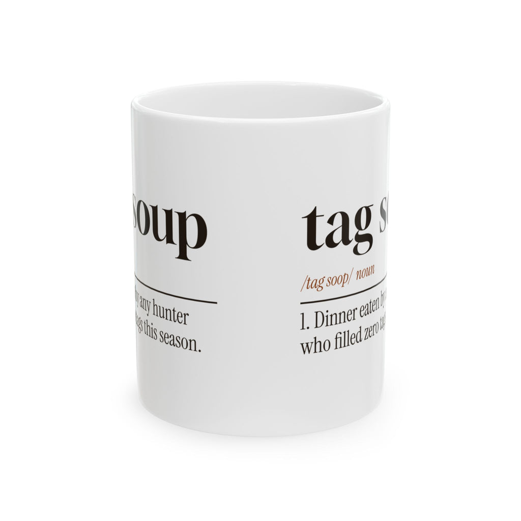 Tag Soup Coffee Mug, Definition For Hunters