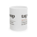 Tag Soup Coffee Mug, Definition For Hunters