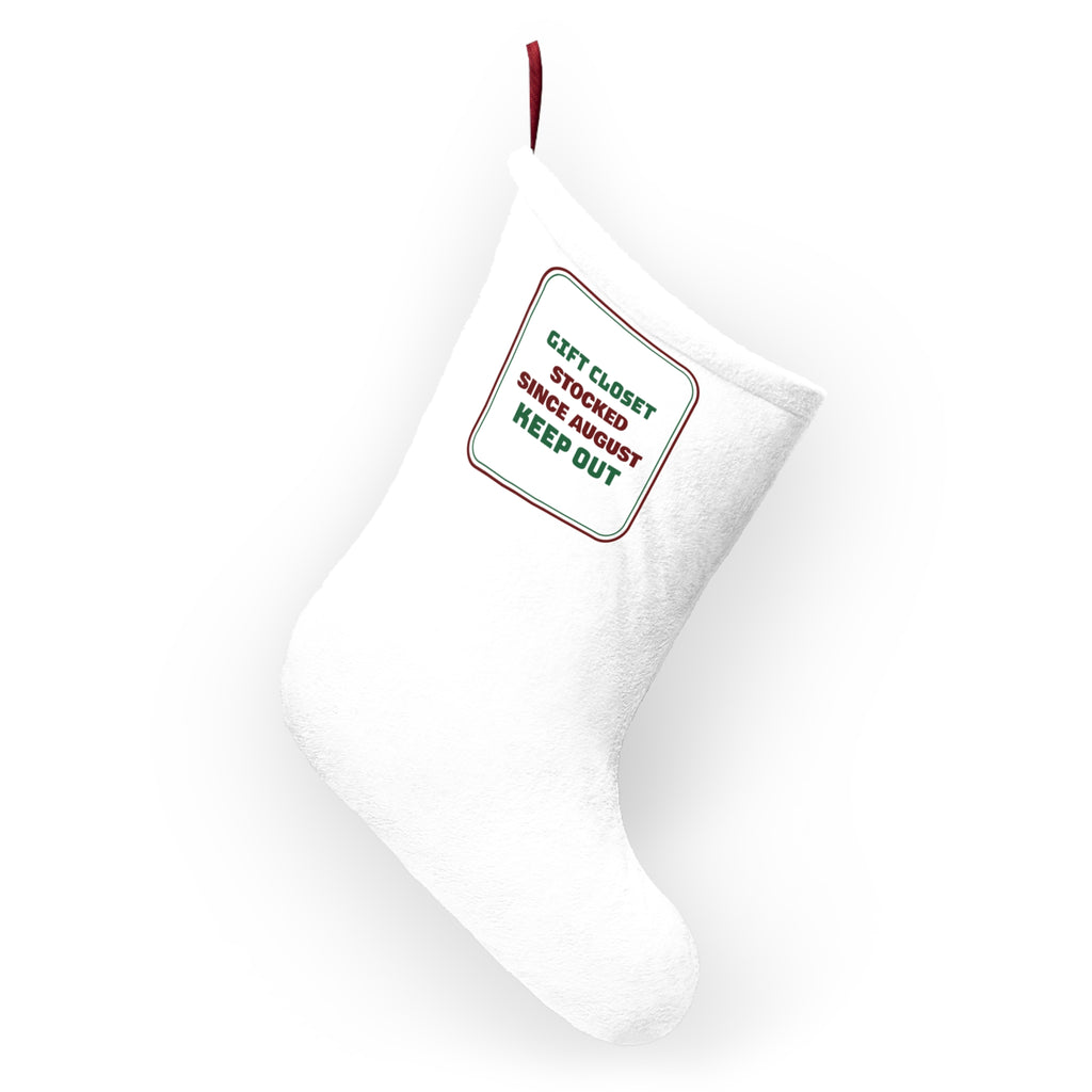 Funny Christmas Shopping Christmas Stocking Gift Closet Stocked Since