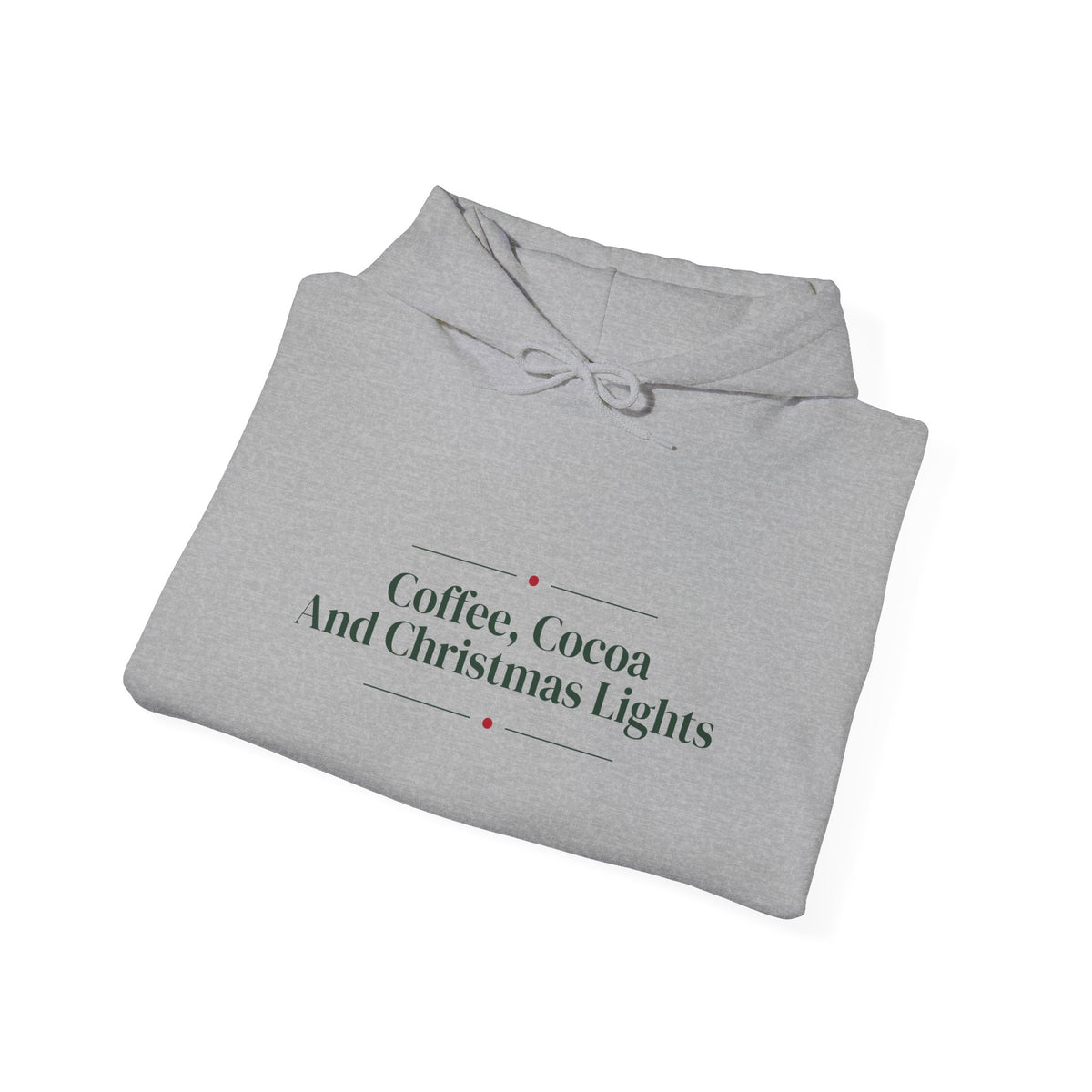 Christmas Hoodie Coffee Cocoa And Christmas Lights Cozy Mug