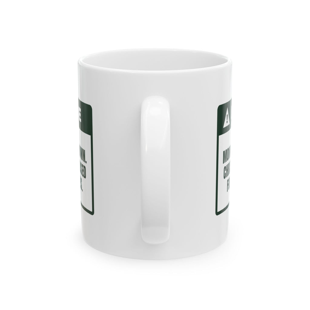 Funny Christmas Coffee Mug Mom Is Sitting Down Christmas Is Paused