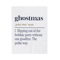 Funny Christmas Introvert Throw Blanket Ghostmas Dictionary Definition