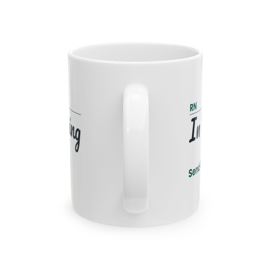 RN In Training Coffee Mug Funny Nursing Student Sign For Nurses