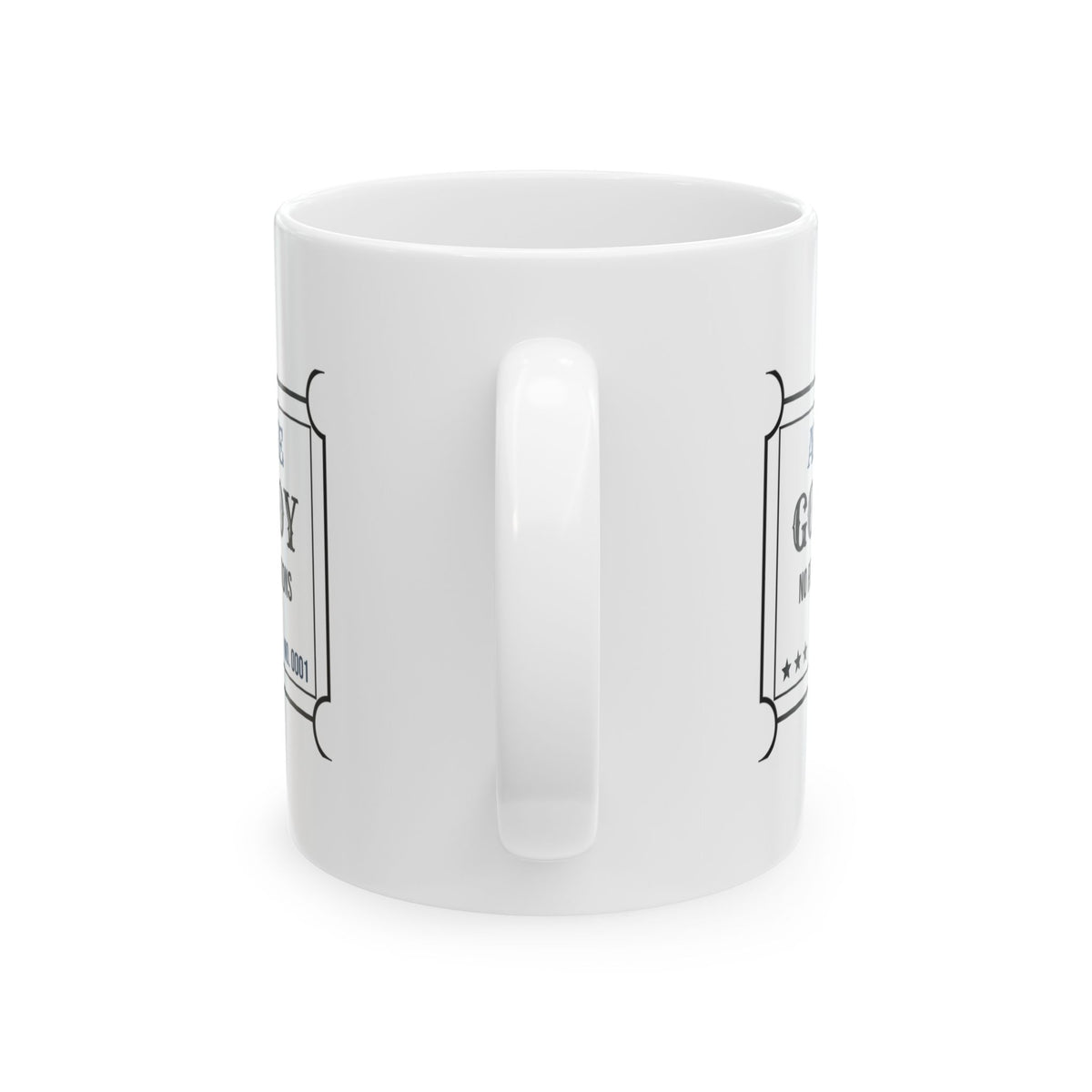 Dog Dad Coffee Mug Admit One Good Boy