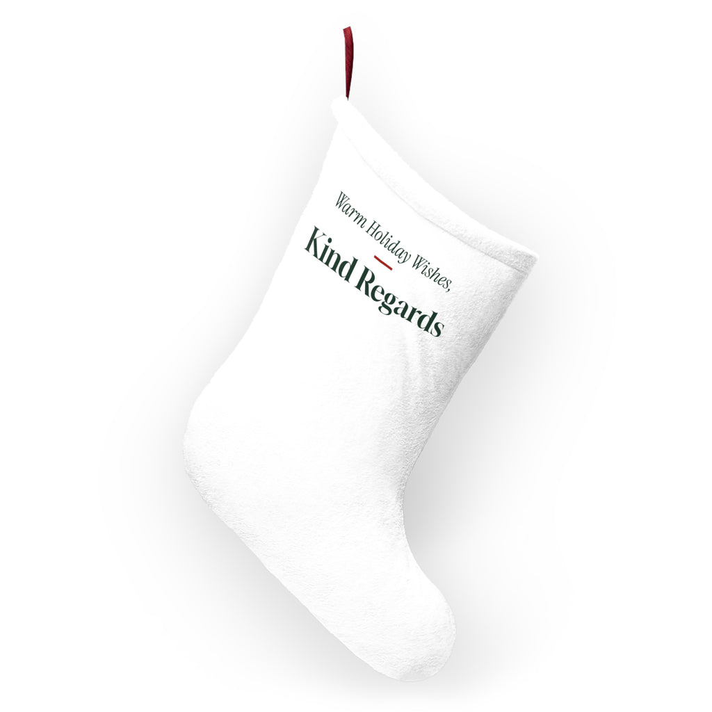 Funny Christmas Coworker Christmas Stocking Warm Holiday Wishes Kind