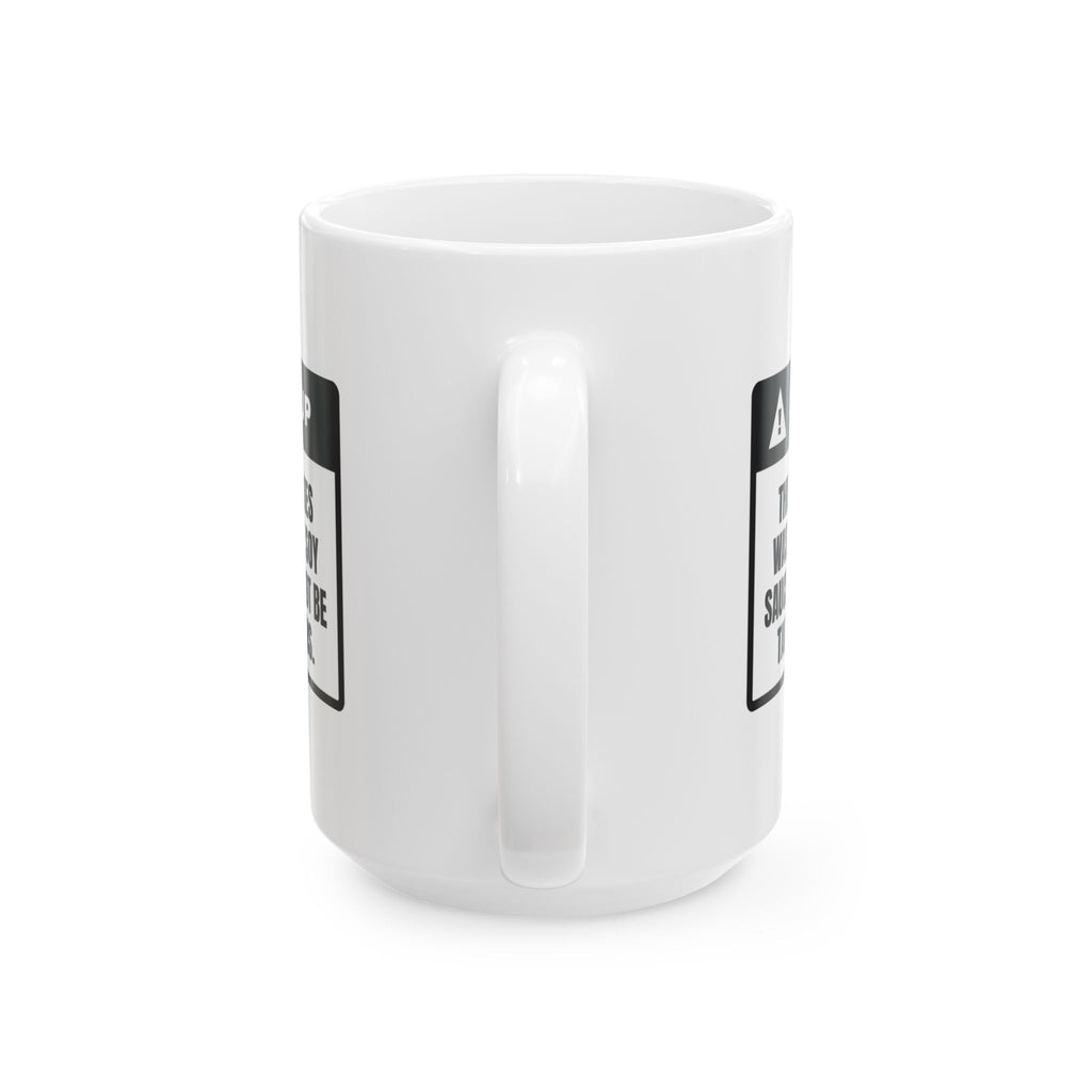Funny Sushi Coffee Mug Mixes It Into The Soy Warning Label