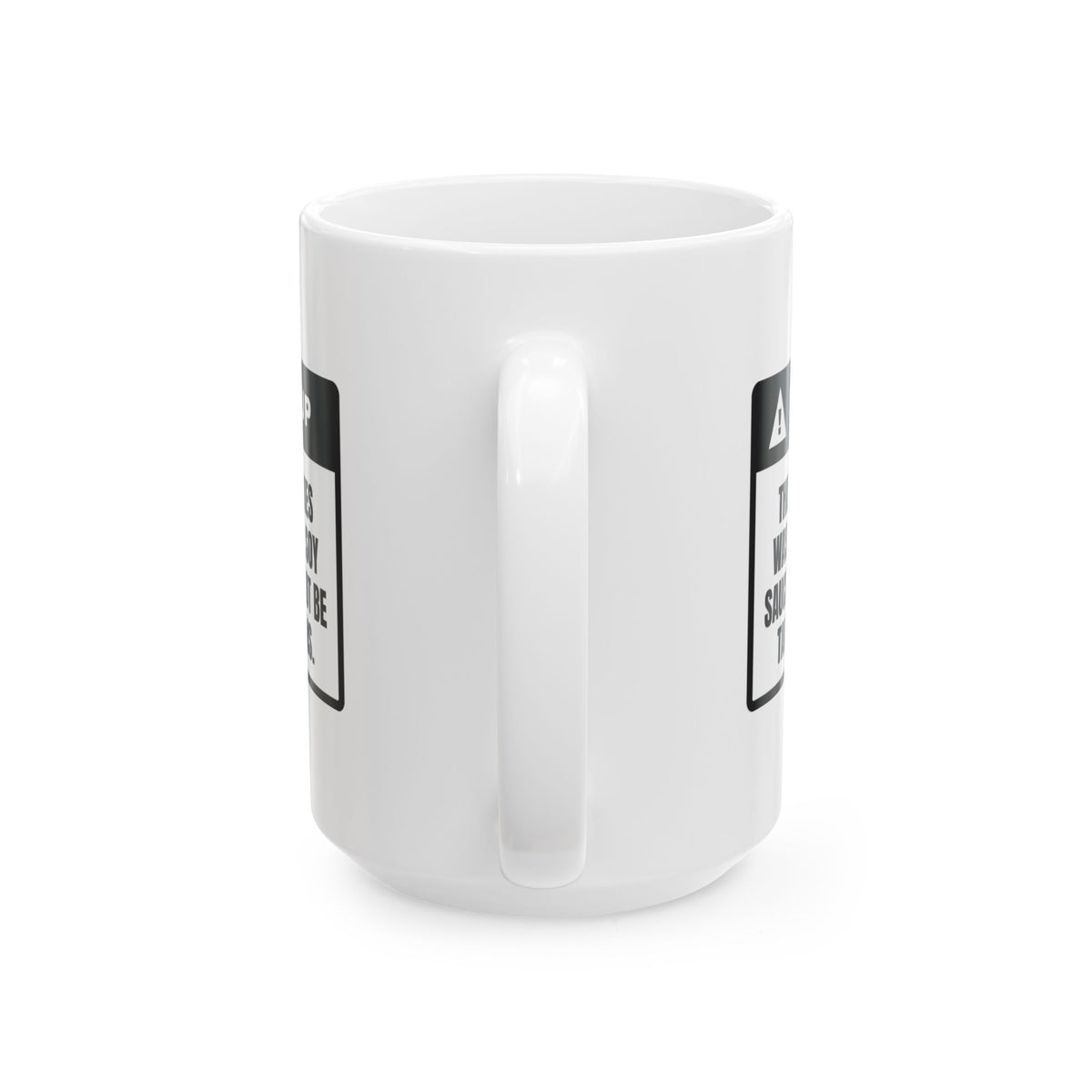 Funny Sushi Coffee Mug Mixes It Into The Soy Warning Label