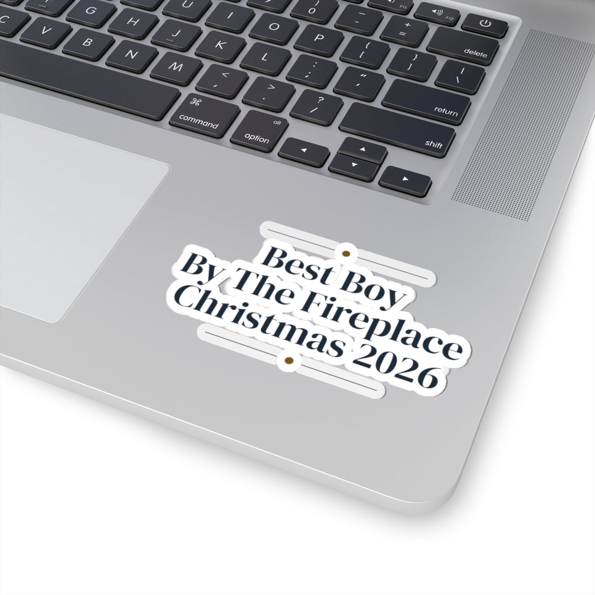 Dog Christmas Sticker Best Boy By The Fireplace Christmas 2026