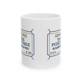 Puzzle Coffee Mug Admit One No Talking During Sky