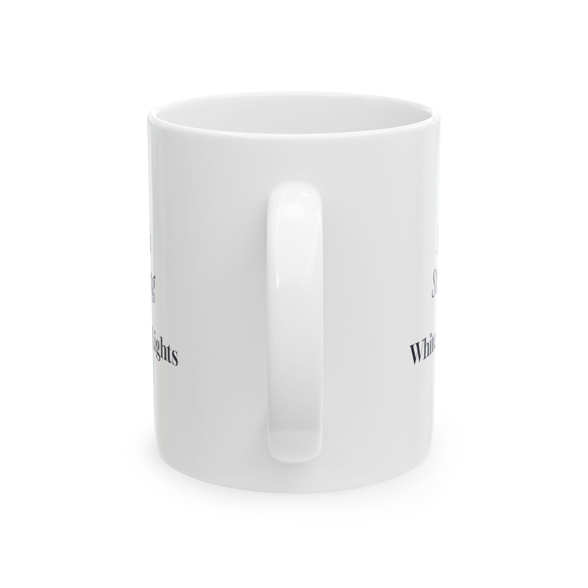 Funny Christmas Coffee Mug Newlyweds Still Debating Lights