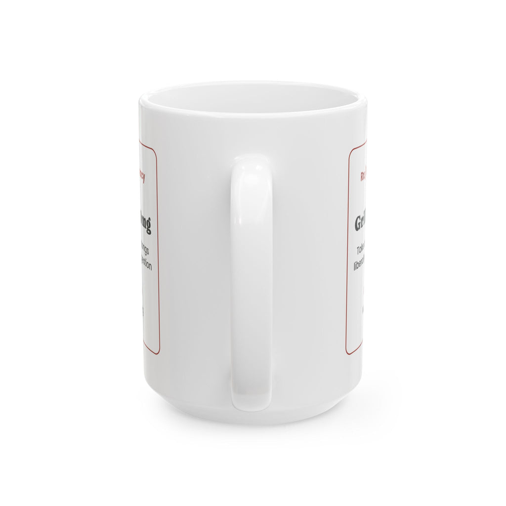 Grill Prescription Coffee Mug Grill Time 500mg For Dad