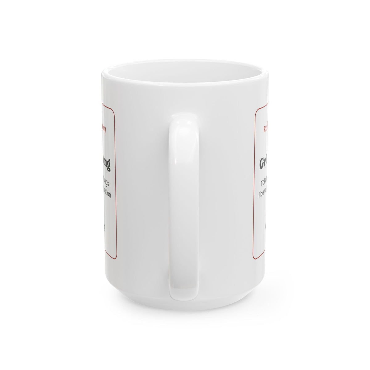 Grill Prescription Coffee Mug Grill Time 500mg For Dad