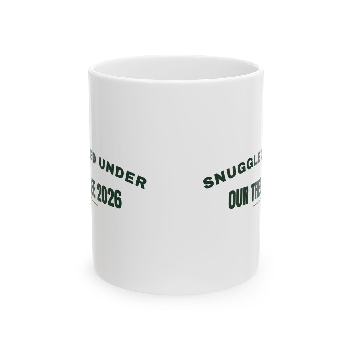Christmas Coffee Mug Snuggled Under Our Tree 2026 New Baby