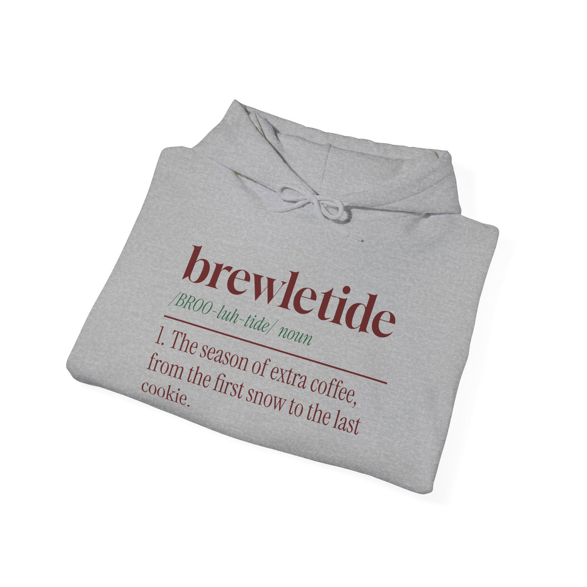 Funny Christmas Hoodie Brewletide Dictionary Definition