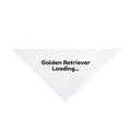 Funny Golden Retriever Dog Bandana "Golden Retriever Loading" Dog Lover