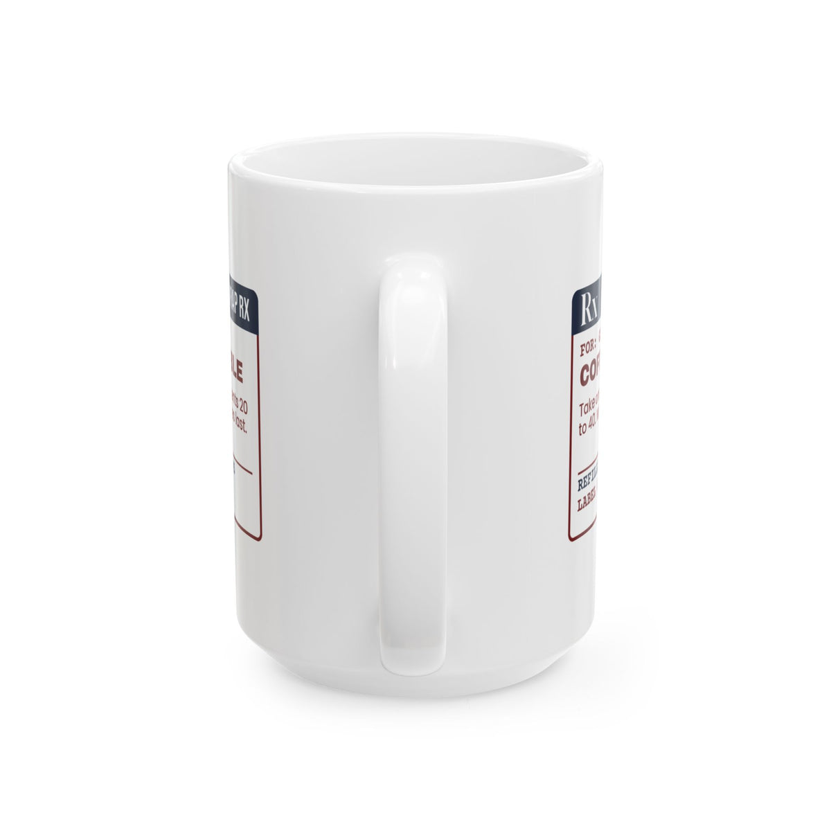Funny Christmas Coffee Mug Wrapping Prescription For Gift Wrappers