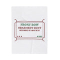 Funny Christmas Cat Throw Blanket Ornament Hunt Nightly At 3 AM