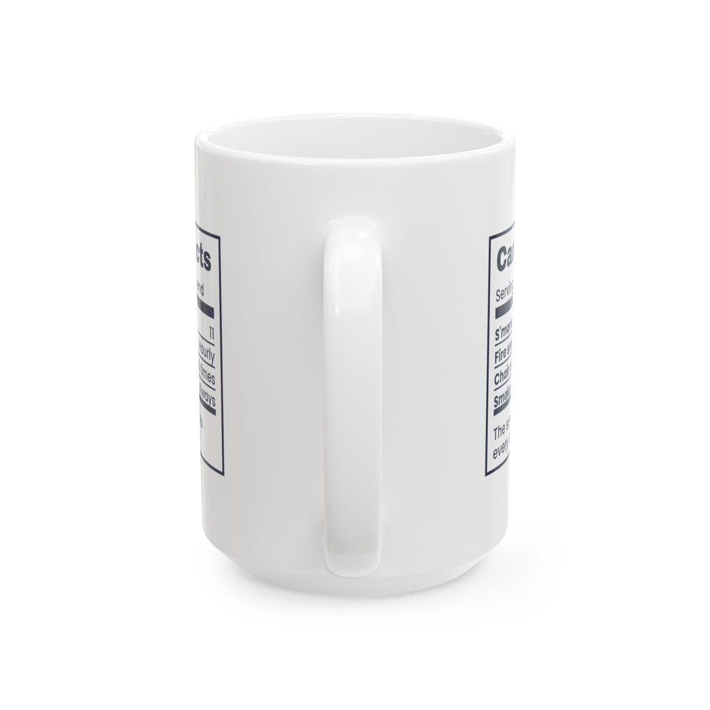 Funny Camping Coffee Mug Camper Facts Smoke In Face Always