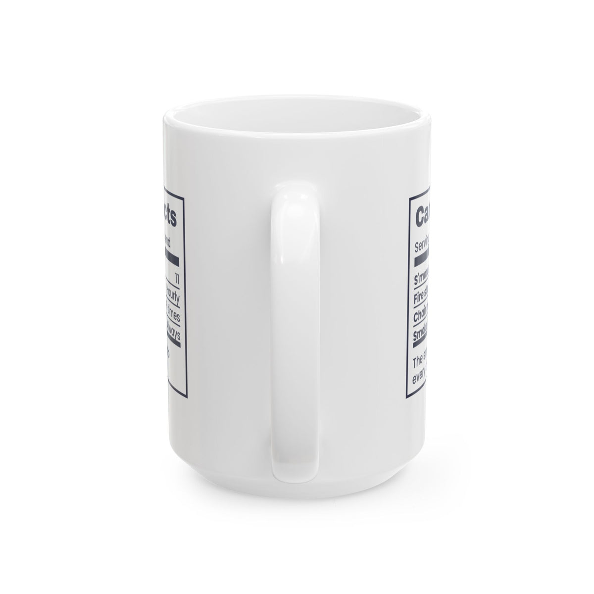 Funny Camping Coffee Mug Camper Facts Smoke In Face Always