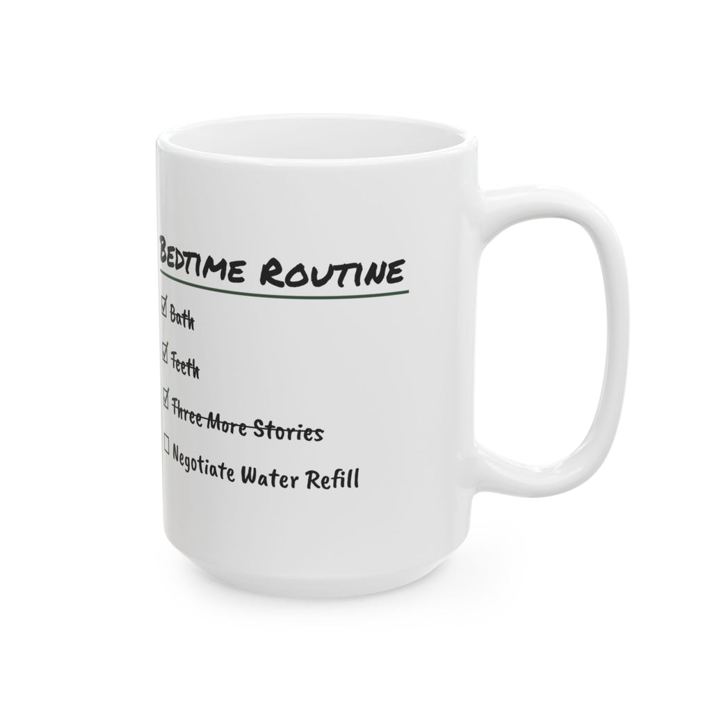 Funny Mom Checklist Coffee Mug Bedtime Negotiation For Wife