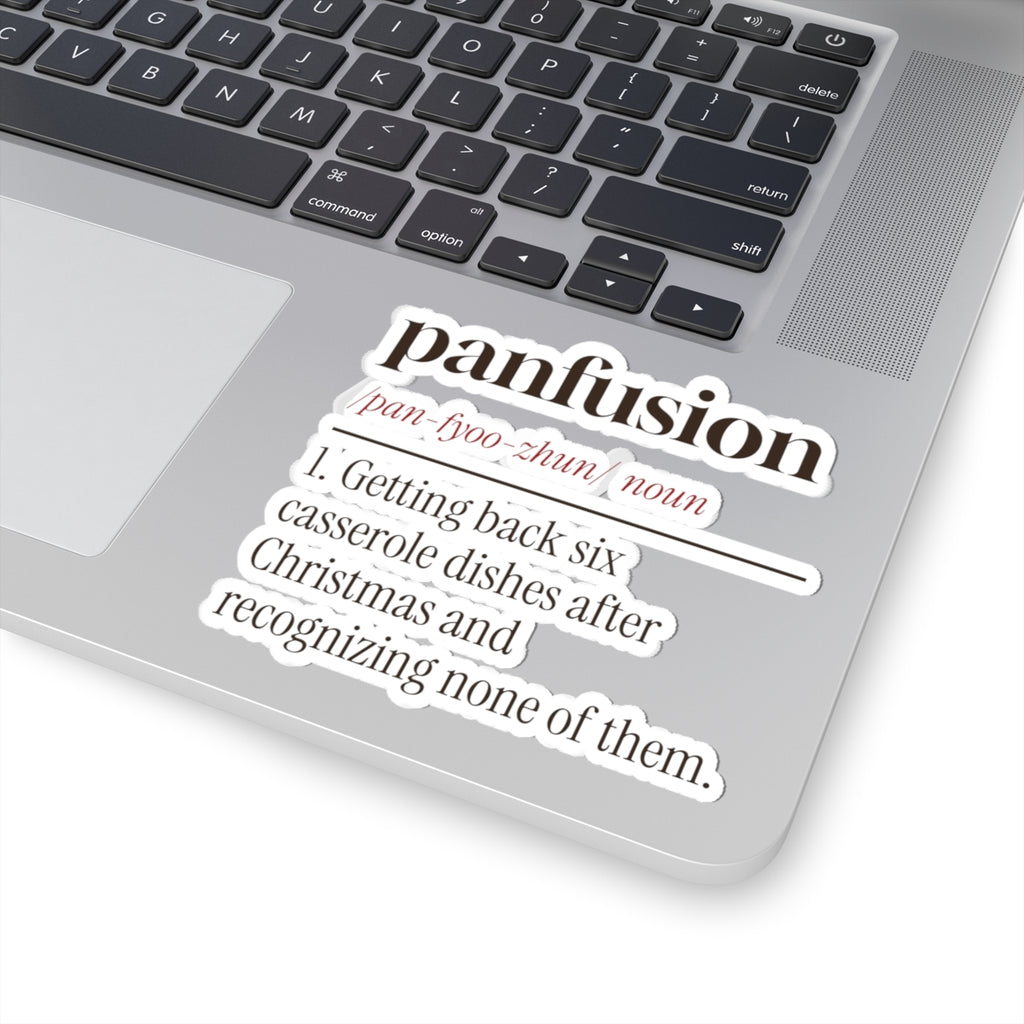 Funny Christmas Host Sticker Panfusion Dictionary Definition