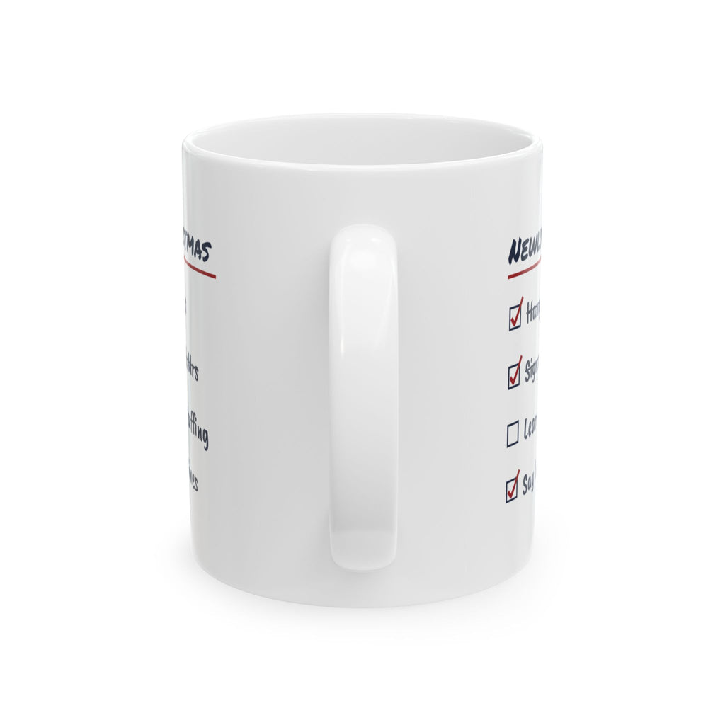 Funny Christmas Coffee Mug Newlywed Christmas Checklist For New Husbands