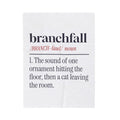 Funny Christmas Throw Blanket Branchfall Cat Definition For Cat Owners