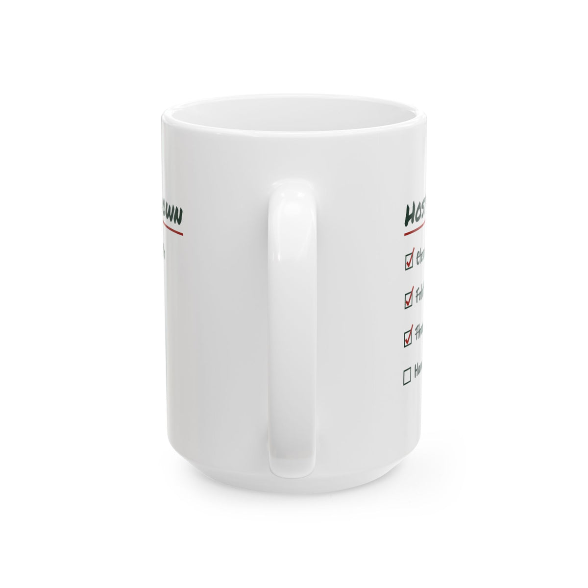 Funny Christmas Hosting Coffee Mug Host Countdown Ham Still Frozen