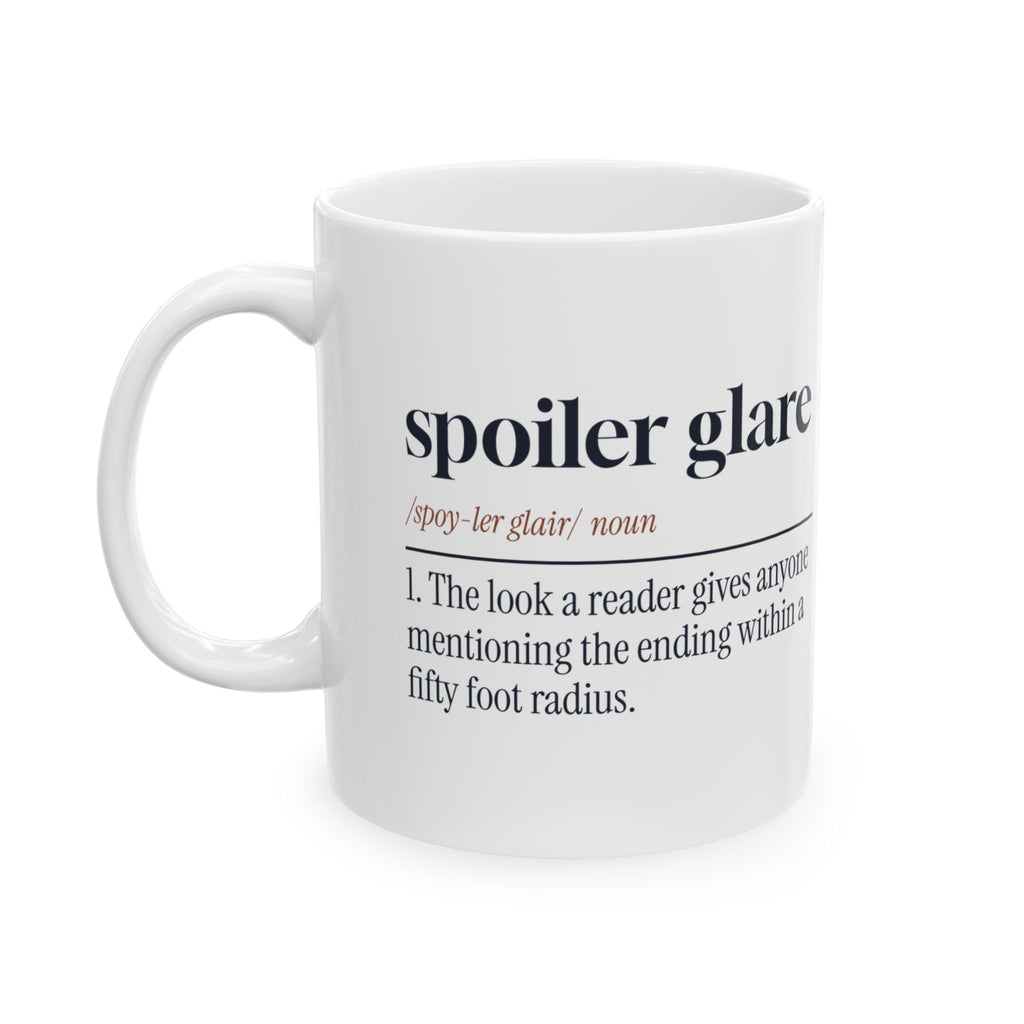 Funny Book Lover Mug Spoiler Glare Dictionary Definition For Readers