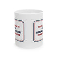 Funny Family Christmas Coffee Mug Most Likely To Leave Before Dessert