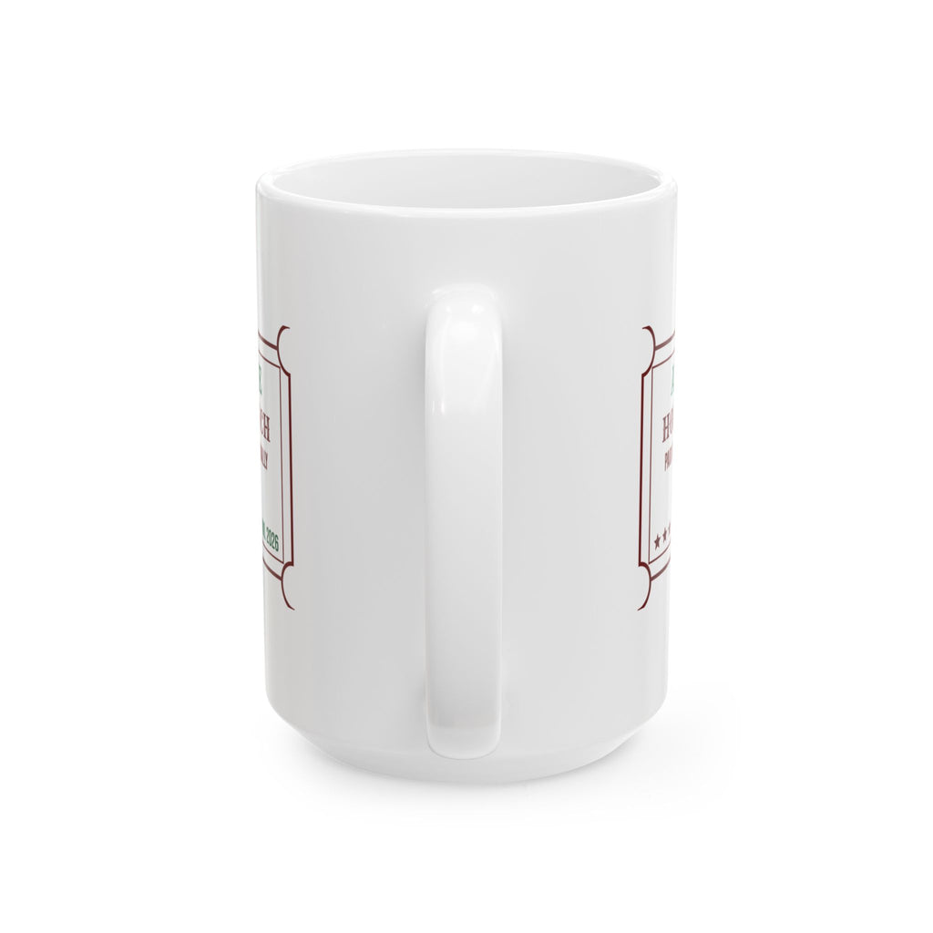 Funny Christmas Coworker Coffee Mug Holiday Lunch Company Paid Finally